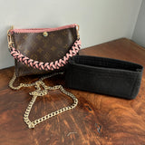 The Cygnet Crossbody Handbag - Vintage LV Monogram in Blush Pink