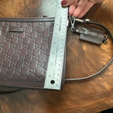 The Junco - Vintage Gucci Guccissima Crossbody Bag in Brown