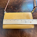 The Junco Wristlet - Vintage LV Epi in Yellow