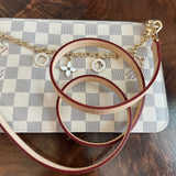 The Chick Crossbody - Upcycled LV in Damier Azur