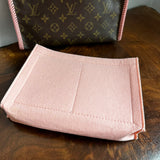 The Swan Crossbody - Vintage Monogram in Pale Pink