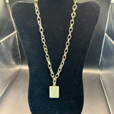 Authentic LV Louis Vuitton Malletier Charm Necklace