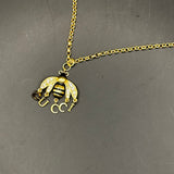 Gucci Bee Necklace - Matte Gold-Filled Rolo Chain