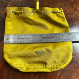 The Junco Pouch - Vintage Prada in Chartreuse