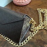 The Weebill Crossbody - Vintage Gucci in Brown (Larger Version)