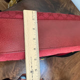 The Full Falcon Crossbody/Handbag - Vintage Gucci in Red Canvas