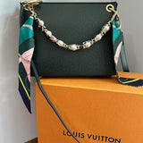 The Swan Crossbody - Vintage LV Taiga Leather in Dark Green