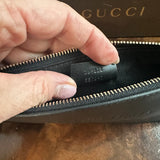 The Junco Wristlet - Vintage Gucci Leather in Black