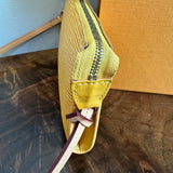 The Junco Wristlet - Vintage LV Epi in Yellow