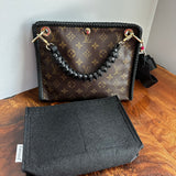 The Swan Crossbody - Vintage LV Monogram in Black