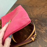 The Junco Crossbody - Vintage LV Canvas in Pink