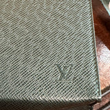 The Swan Crossbody - Vintage LV Taiga Leather in Dark Green