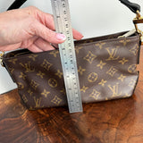 The Junco Handbag - Vintage LV Monogram in Black