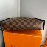 The Swan Crossbody - Vintage Damier in Black