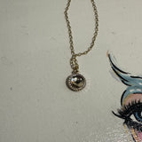 Upcycled Black/Gold GG Gucci Necklace - Gold-Filled Link Chain