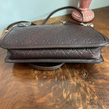 The Junco - Vintage Gucci Guccissima Crossbody Bag in Brown