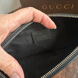 The Junco Wristlet - Vintage Gucci Leather in Black