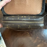 The Peacock Belt Bag - Vintage Louis Vuitton Monogram in Black