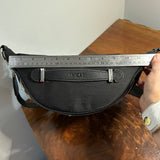 Black Nylon (Black) Prada Tag Sling/Fanny Bag