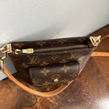 The Junco Crossbody - Vintage LV Monogram in Vachetta