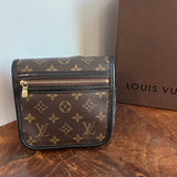 The Peacock Belt Bag - Vintage Louis Vuitton Monogram in Black