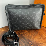 The Swan Crossbody - Vintage Monogram Eclipse