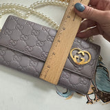 The Junco Wallet/Crossbody - Vintage GG in Pale Purple