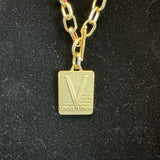 Repurposed LV Necklace