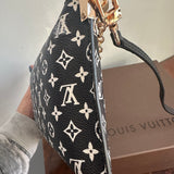 The Chick Crossbody - Upcycled LV in Jungle Print