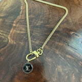 Repurposed LV Necklace