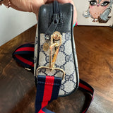 The Junco - Navy Vintage Gucci GG Crossbody