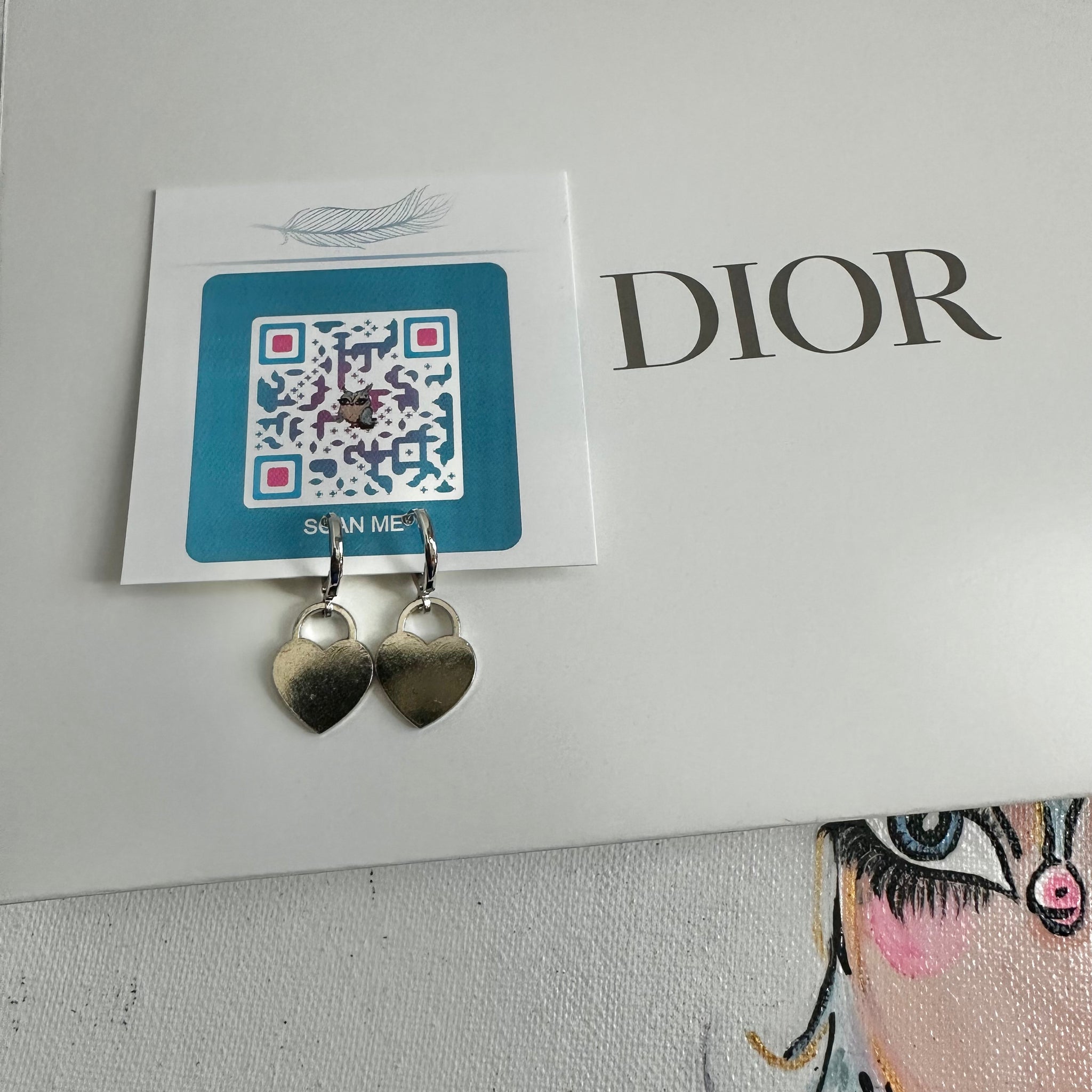 Ｄior earrings authentic