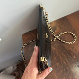 The Swan Crossbody Bag - Vintage Valentino in Black