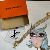 Sweet Like Candy - LV Charm Necklace with GF Link Chain