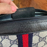 The Junco - Navy Vintage Gucci GG Crossbody