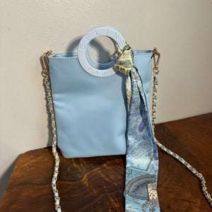 The Junco Crossbody Bag - Light Blue CELINE