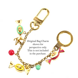 Sweet Like Candy - LV Charm Necklace with GF Cuban Chain