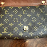 The Junco Crossbody - Vintage Monogram in Whiskey