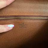 The Junco Crossbody - Vintage Monogram in Whiskey