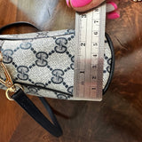 The Junco - Navy Vintage Gucci GG Crossbody