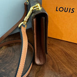 The Junco Crossbody - Vintage Monogram in Whiskey