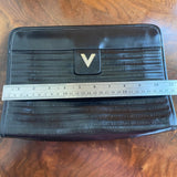 The Swan Crossbody Bag - Vintage Valentino in Black