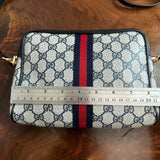 The Junco - Navy Vintage Gucci GG Crossbody