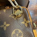 The Junco Crossbody - Vintage Monogram in Tan