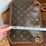 The Chat Crossbody Bag - Vintage Monogram in Tan