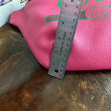 Gucci Sherry Line Pink Leather Sling Bag/Fanny Pack/Bumbag