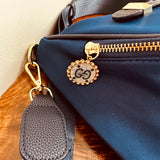 Navy Nylon GG Sling Bag