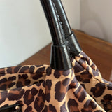 Kate Spade Tote Bag in Leopard and Black Patent