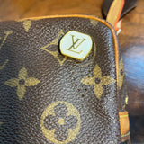 The Junco Crossbody - Vintage Monogram in Tan