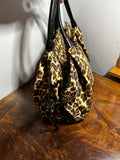 Kate Spade Tote Bag in Leopard and Black Patent